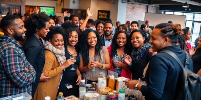 Small business owners celebrating in Greater Boston.
