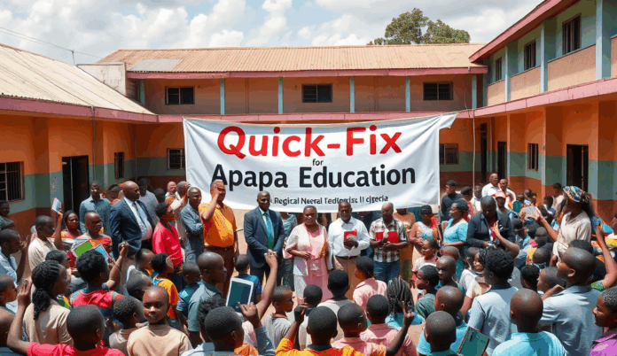 Featured Image for Apapa unveils quick-fix for Education