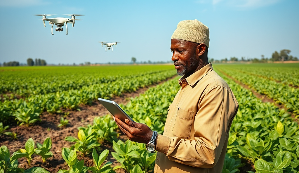 Here is the JSON array with a comprehensive professional well-structured content outline for "IoT in Agriculture in Nigeria for WordPress":