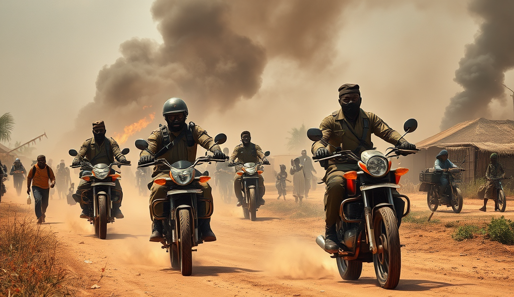 Here is the JSON array with a comprehensive content outline for "Banditry Northwest" in Nigeria on a WordPress platform: