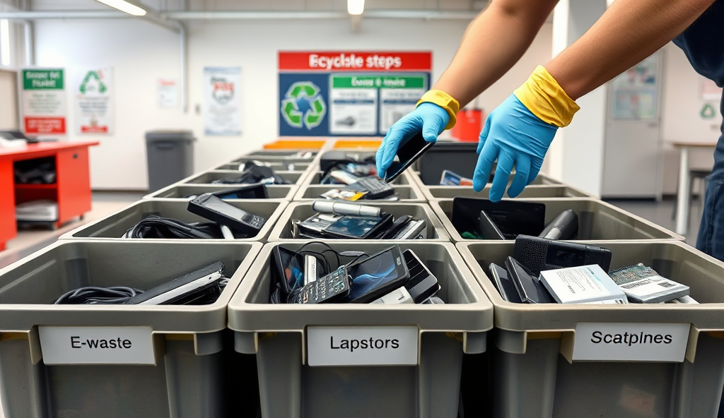 Here is the JSON array with a comprehensive professional well-structured content outline for "E-Waste Recycling in Nigeria" on a WordPress platform: