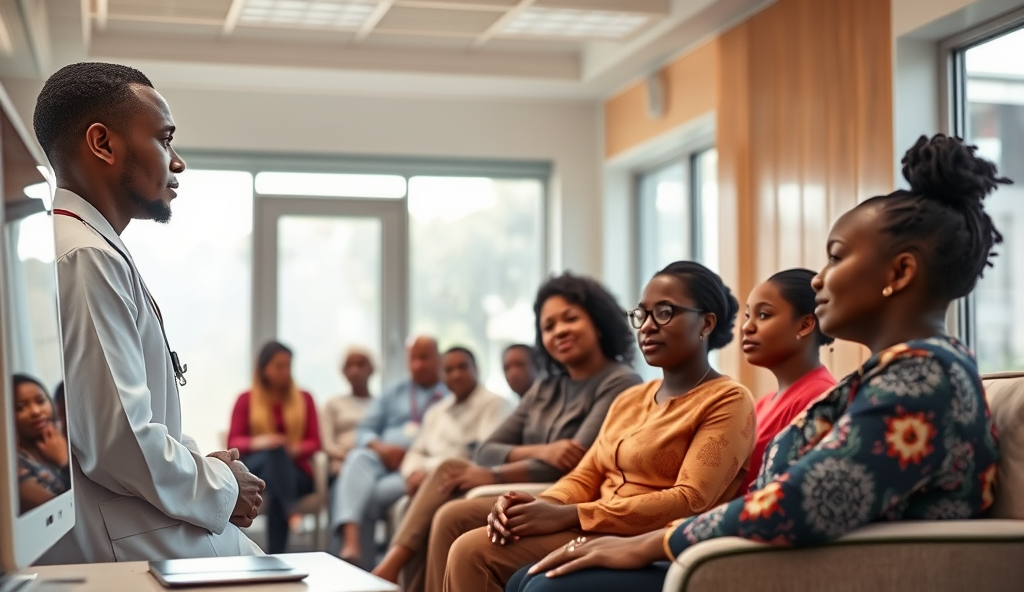 Here is the JSON array with a comprehensive content outline for improving mental health access in Nigeria using WordPress: