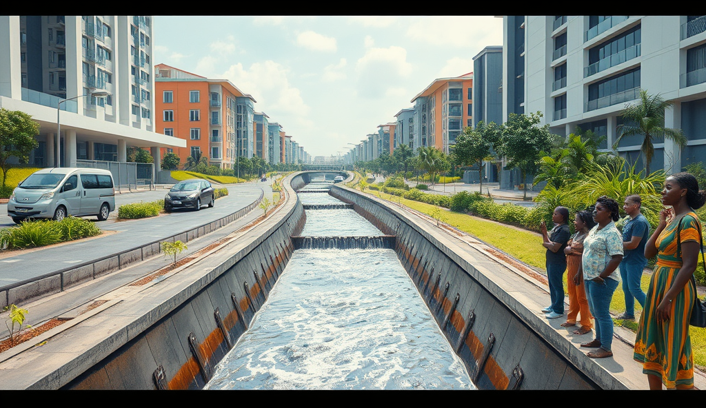 Here is the JSON array of the content outline for "Flood Drainage in Nigeria for WordPress":