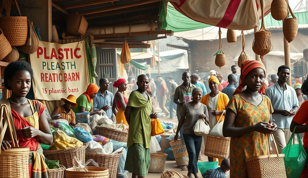 Here is the JSON array with a comprehensive professional well-structured content outline for the focused key phrase "Plastic Ban in Nigeria for WordPress":
