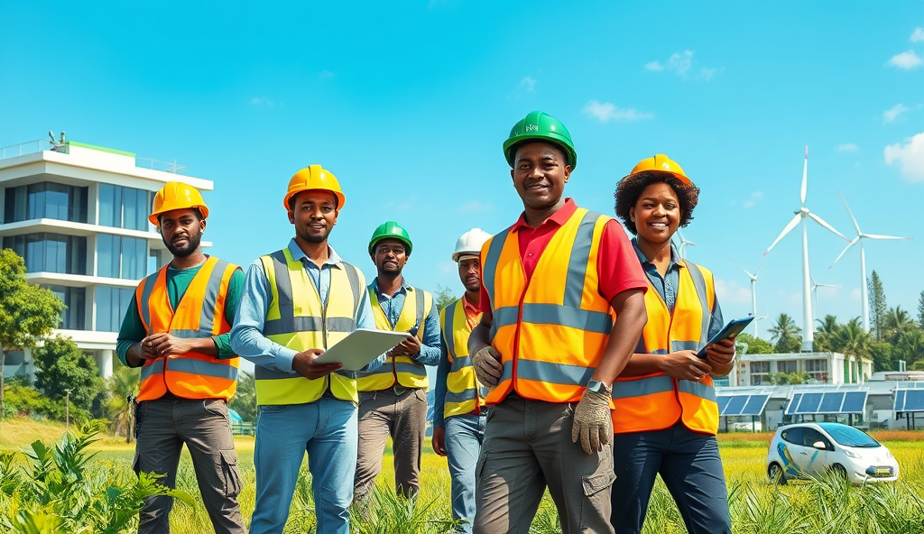 Here is the JSON array with a comprehensive professional outline for developing green jobs skills in Nigeria using WordPress: