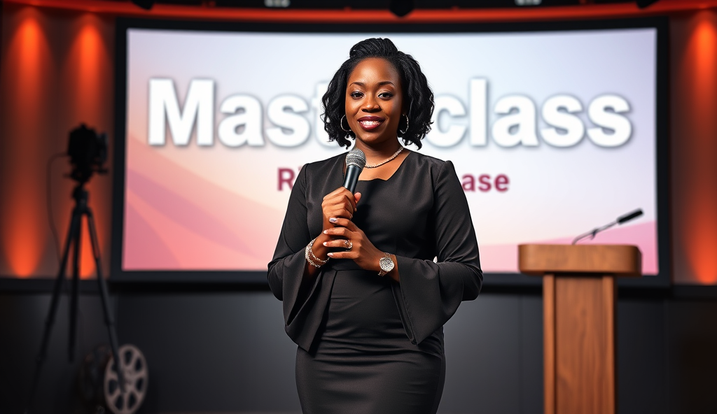 Introduction to Mercy Johnson Masterclass in Nigeria