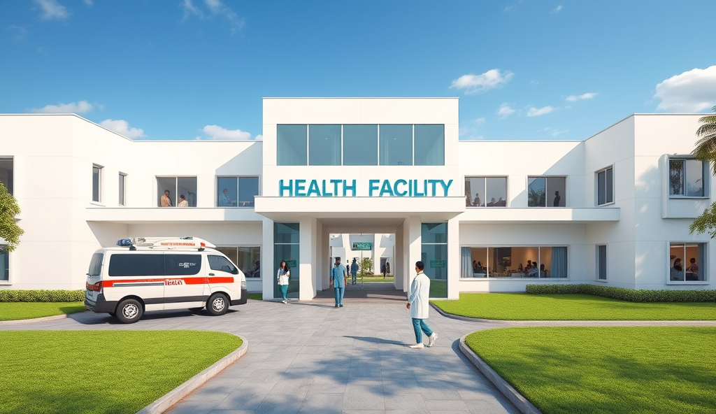 Here is the JSON array with a comprehensive content outline for "gwagwalada health-facility-update" targeting a Nigerian audience on WordPress: